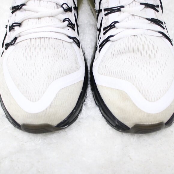 Nike Air Max 2015 Shoes Mens 9.5 White Black knit CD7625-100 Running Walking Gym - Picture 5 of 15